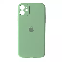 Чехол Silicone Case Full Camera for Apple iPhone 11 Fresh Green