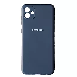 Чохол 1TOUCH Silicone Case Full для Samsung Galaxy A04 Navy Blue