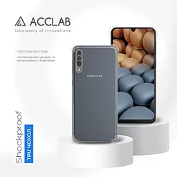 Чехол ACCLAB Shockproof для Samsung Galaxy A50 Transparent - миниатюра 4