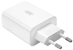 Сетевое зарядное устройство XO L120 20w PD/QC3.0 3xUSB-A/USB-C ports home charger white - миниатюра 2