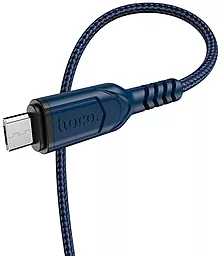 Кабель USB Hoco X59 micro USB Cable Blue - миниатюра 2