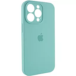 Чехол Silicone Case Full Camera для Apple IPhone 14 Pro Marine Green - миниатюра 2