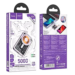 Повербанк Hoco Q14 5000mAh 20W Purple - миниатюра 3