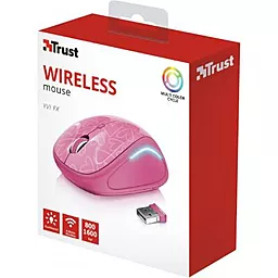 Компьютерная мышка Trust Yvi FX Wireless (22336) Pink - миниатюра 5