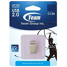 Флешка Team 16GB C134 USB 2.0 (TC13416GS01) Grey - миниатюра 3