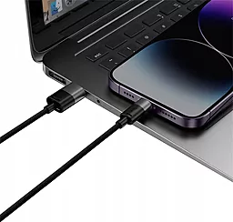 Кабель USB Baseus StarSpeed 18w 3.5a 2m 3-in-1 USB to micro/Lightning/Type-C cable black (CAXS000001) - миниатюра 3