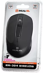 Компьютерная мышка REAL-EL RM-304 (EL123200017) Black - миниатюра 4