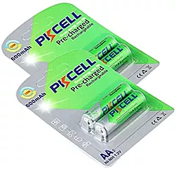 Акумулятор PKCELL Pre-Charged AA 600mAh NiMH 2шт (PC / AA600-2BA) 1.2 V