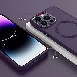 Чохол Epik TPU Bonbon Metal Style with MagSafe для Apple iPhone 12 Pro Max (6.7") White - мініатюра 2