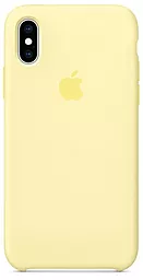 Чехол Apple Silicone Case PB для Apple iPhone XS Max Mellow Yellow