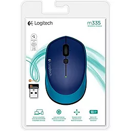 Комп'ютерна мишка Logitech M335 (910-004546) Blue - мініатюра 5