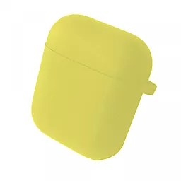 Силиконовый чехол NICHOSI для AirPods 1/2 microfiber Yellow
