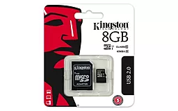 Карта пам'яті Kingston microSDXC 128GB Class 10 UHS-I U1 + SD-адаптер (SDC10G2/128GB) - мініатюра 2