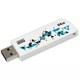 Флешка GooDRam 64GB Cl!ck White USB 2.0 (UCL2-0640W0R11) - мініатюра 3