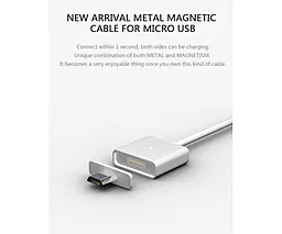 USB Кабель WSKEN Double Metal Series Micro USB X-cable Silver - мініатюра 6