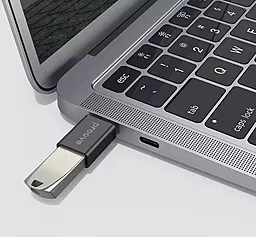 OTG-переходник Proove Extension M-F USB Type-C -> USB-A Black - миниатюра 3