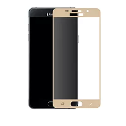 Захисне скло 1TOUCH Full Glue для Samsung Galaxy A310 2016 Gold (без упаковки) Gold