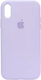 Чехол Silicone Case Full для Apple iPhone XR Lilac