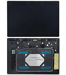 Дисплей для планшета Lenovo Tab 2 A10-70F, A10-70L + Touchscreen with frame Black