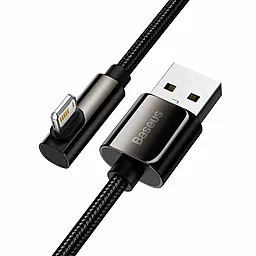 Кабель USB Baseus Legend Series Elbow Fast Charging 2.4A Lightning Cable Black (CALCS-01) - миниатюра 3