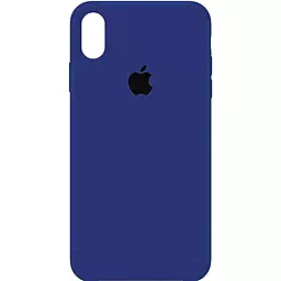 Чехол Silicone Case Full для Apple iPhone X, iPhone XS Blue