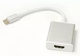 Відео перехідник (адаптер) PowerPlant USB Type C - HDMI female, 0.15m (KD00AS1272)