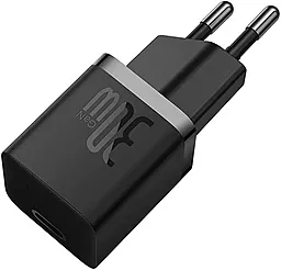 Сетевое зарядное устройство Baseus Fast Charger GaN5 30W USB-C Black (CCGN070401) - миниатюра 2