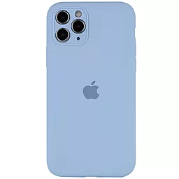 Чехол Silicone Case Full Camera для Apple iPhone 12 Pro Max Lilac Blue