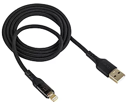 Кабель USB Walker C950 12w 2.4a Lightning cable black - миниатюра 2
