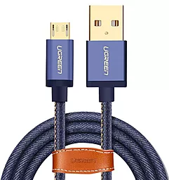 Кабель USB Ugreen micro USB Cable Blue (6957303843978)