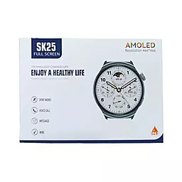 Смарт-часы Smart Watch SK25 Amoled Gold - миниатюра 2