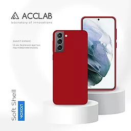 Чехол ACCLAB SoftShell для Samsung Galaxy S21 Red - миниатюра 4
