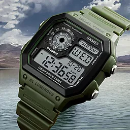 Часы наручные SKMEI 1299AG Army Green - миниатюра 4
