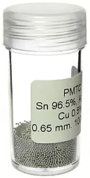BGA шарики MECHANIC PMTC 0.65 мм 10000шт безсвинцеві в пластиковій ємності
