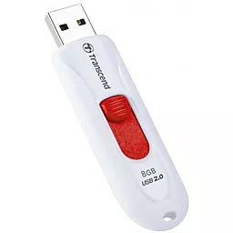 Флешка Transcend 8Gb JetFlash 590 White USB 2.0 (TS8GJF590W) - миниатюра 3