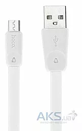 USB Кабель Hoco x9 High Speed 2M micro USB Cable White