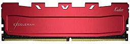 Оперативная память Exceleram Kudos DDR4 16GB 3200 MHz (EKRED4163216C) Red