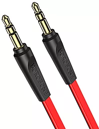 Аудио кабель Borofone BL6 AUX mini Jack 3.5mm M/M Cable 1 м red - миниатюра 2