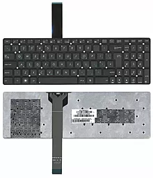Клавиатура для ноутбука Asus K55 X501 без рамки вертикальный энтер черная