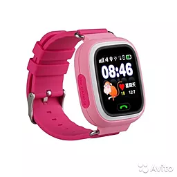 Смарт-годинник Smart Baby Q100 (Q90) GPS-Tracking, Wifi Watch (Pink) - мініатюра 2