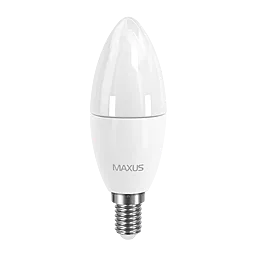 Набір LED ламп MAXUS C37 6W 4100K 220V E14 (по 2шт.) (1-LED-532) - мініатюра 2