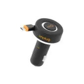 Автомобильное зарядное устройство Unplug рулетка + USB с micro USB кабелем (CCU1000MIC) - миниатюра 2