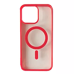Чехол Epik Clear Color MagSafe Case Box для Apple iPhone 14 Pro Max Red