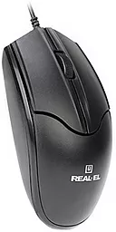 Компьютерная мышка REAL-EL RM-410 Silent Black (EL123200025) - миниатюра 4