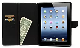 Чохол для планшету Mercury Fancy Diary Series Apple iPad 2, iPad 3, iPad 4 Black - мініатюра 5