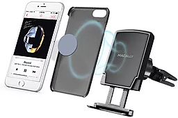 Автодержатель магнитный Macally Car Universal Magic Maunt for iPhone & Smartphone (MVENTMAG) - миниатюра 5