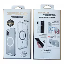 Чехол Space MagSafe Drop Protection для Apple iPhone 13 Pro Max Transparent - миниатюра 2