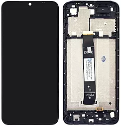 Дисплей Xiaomi Poco C51 с тачскрином и рамкой, оригинал, Black