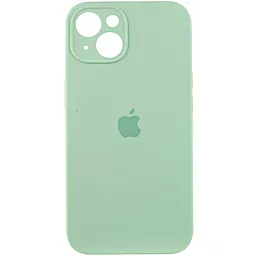 Чехол Silicone Case Full Camera для Apple iPhone 15 Plus Pistachio