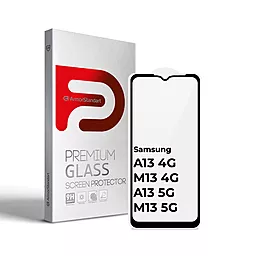 Защитное стекло ArmorStandart Full Glue для Samsung Galaxy A13 4G (A135) / M13 4G (M135) / A13 5G (A136) / M13 5G Black (ARM63211)